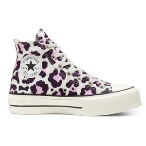 Converse Chuck 70 Platform Pink Leopard Print
